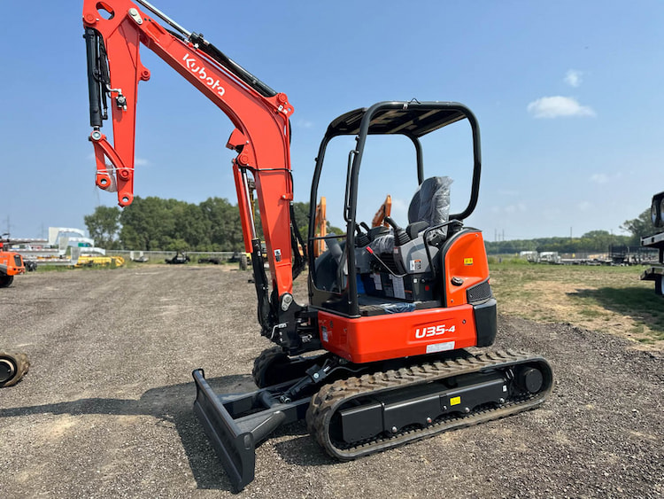 Kubota U35-4 KUBOTA EXCAVATOR,W/RUB TRACKS,CANOPY Mini Excatator 2023 - 236478