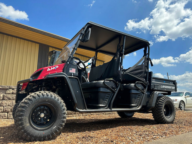 Landmaster AMP CREW 4X4 LANDMASTER AMP CREW,4X4,ELEC,RED,RADIO,WIND,ROOF Utility Vehicle 2023 - 238467