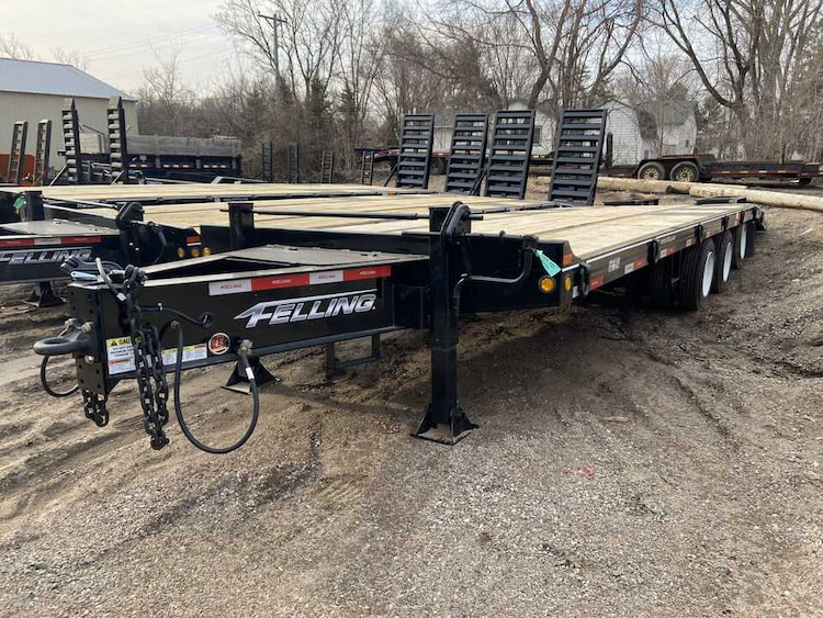 Felling FT50-3LP FELLING DECKOVER,AIR,24',DBL IN,6' RAMP,55  SPD Deckover-Tag Trailer 2024 - 239832