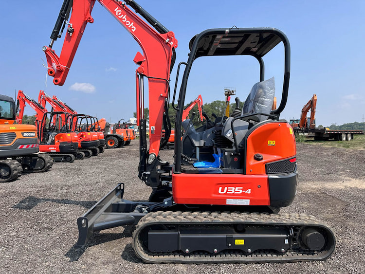 Kubota U35-4 KUBOTA EXCAVATOR,W/RUB TRACKS,CANOPY Mini Excatator 2023 - 240459