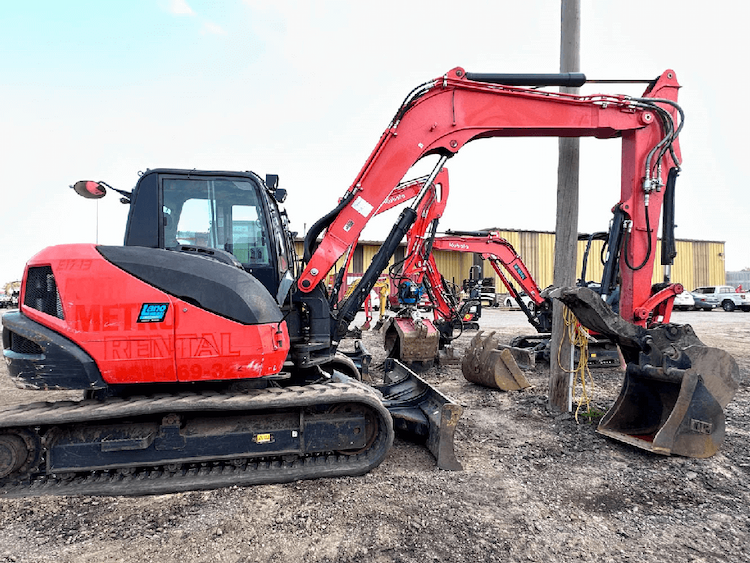 KUBOTA KX080 KUBOTA EXCAVATOR,CAB,A/C,BLADE,BKT Mini Excatator 2018 - 156611