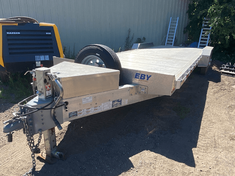 EBY LP14K20 EBY TRAILER,14K,17.5 ALCOA,82X22+2,ELEC/HYD,SPARE, Aluminum Drop Deck Trailer 2019 - 169615