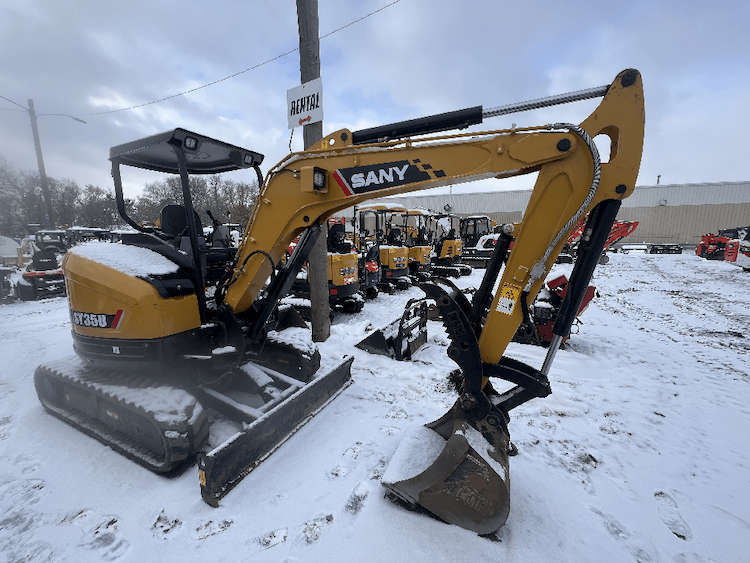 Sany SY35U SANY EXCAVATOR, ROPS, 24.4 HP,8367LBS,RBBR TRK Mini Excatator 2022 - 216201