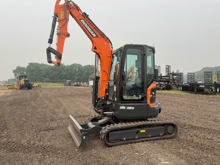 DEVELON DX35Z-7 DOOSAN EXCAVATOR,CAB,US21,RUB TRKS Crawler Excavator 2022 - 217572