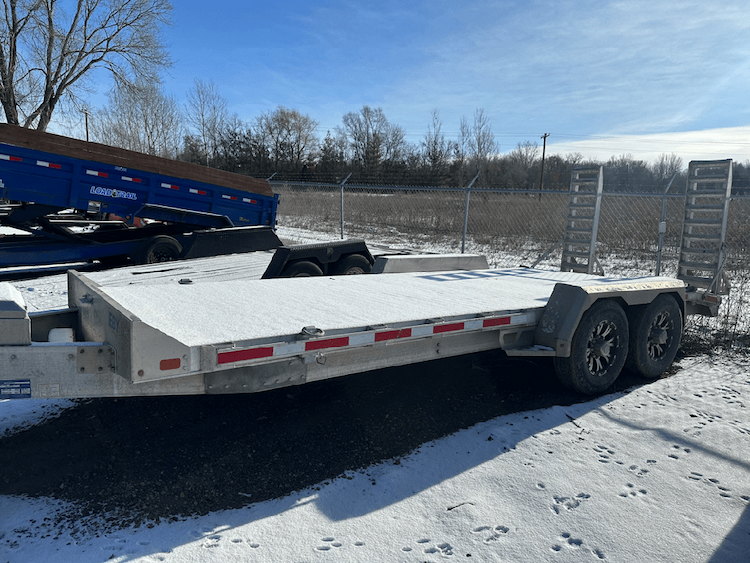 EBY LP14K18 EBY ALUM TRAILER,14K,ALU RIM TRADESMEN,STDUP RAMPS Aluminum Drop Deck Trailer 2022 - 227201